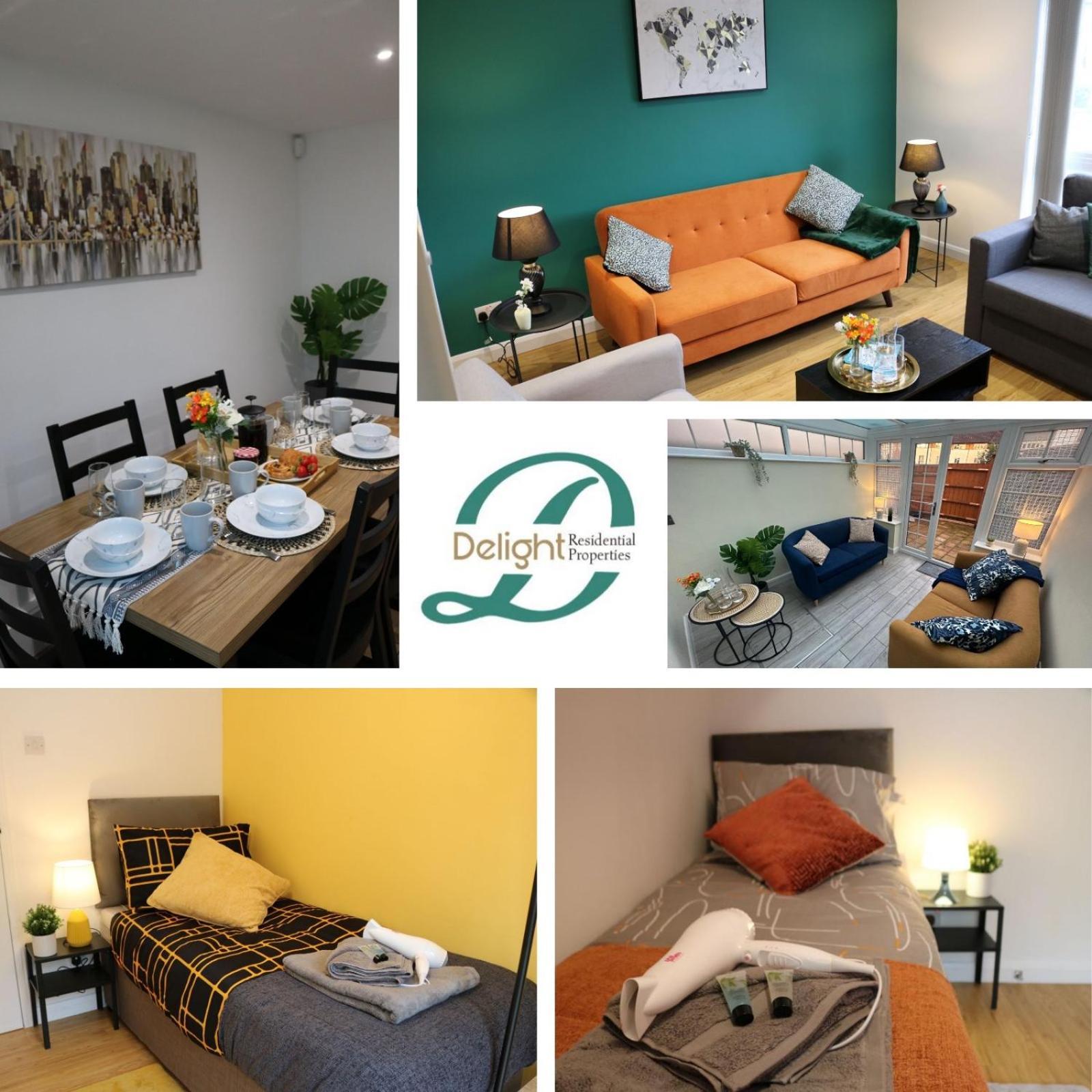 Stylish Townhouse-sleeps 9-free Parking *